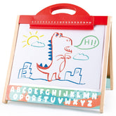 Hape - Foldable Double - side Tabletop Store & Go Easel - Colorland Toys